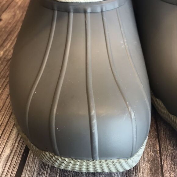 SPERRY Saltwater Duck Grey Booties - Picture 11 of 13